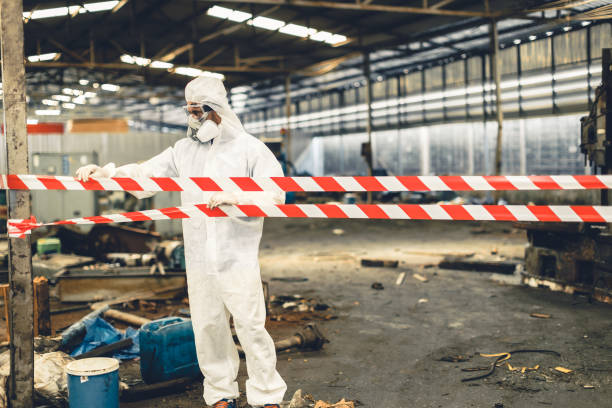 Professional Hoarding Cleanup technician working in Gilford, NH